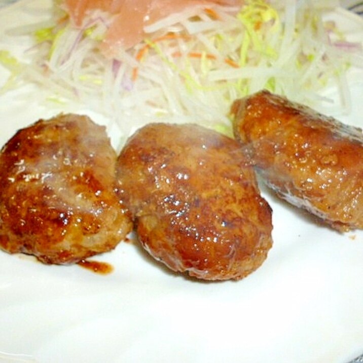 F・Pで牛肉100%の照り焼きチーズハンバーク♪